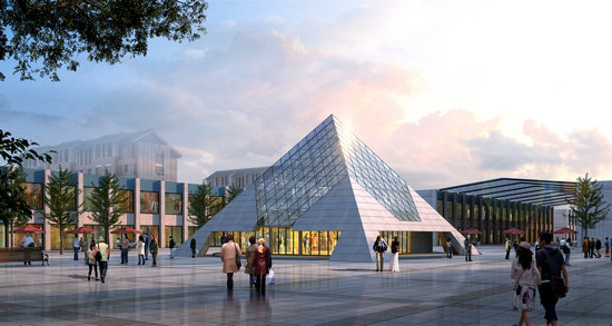 高平金字塔网架